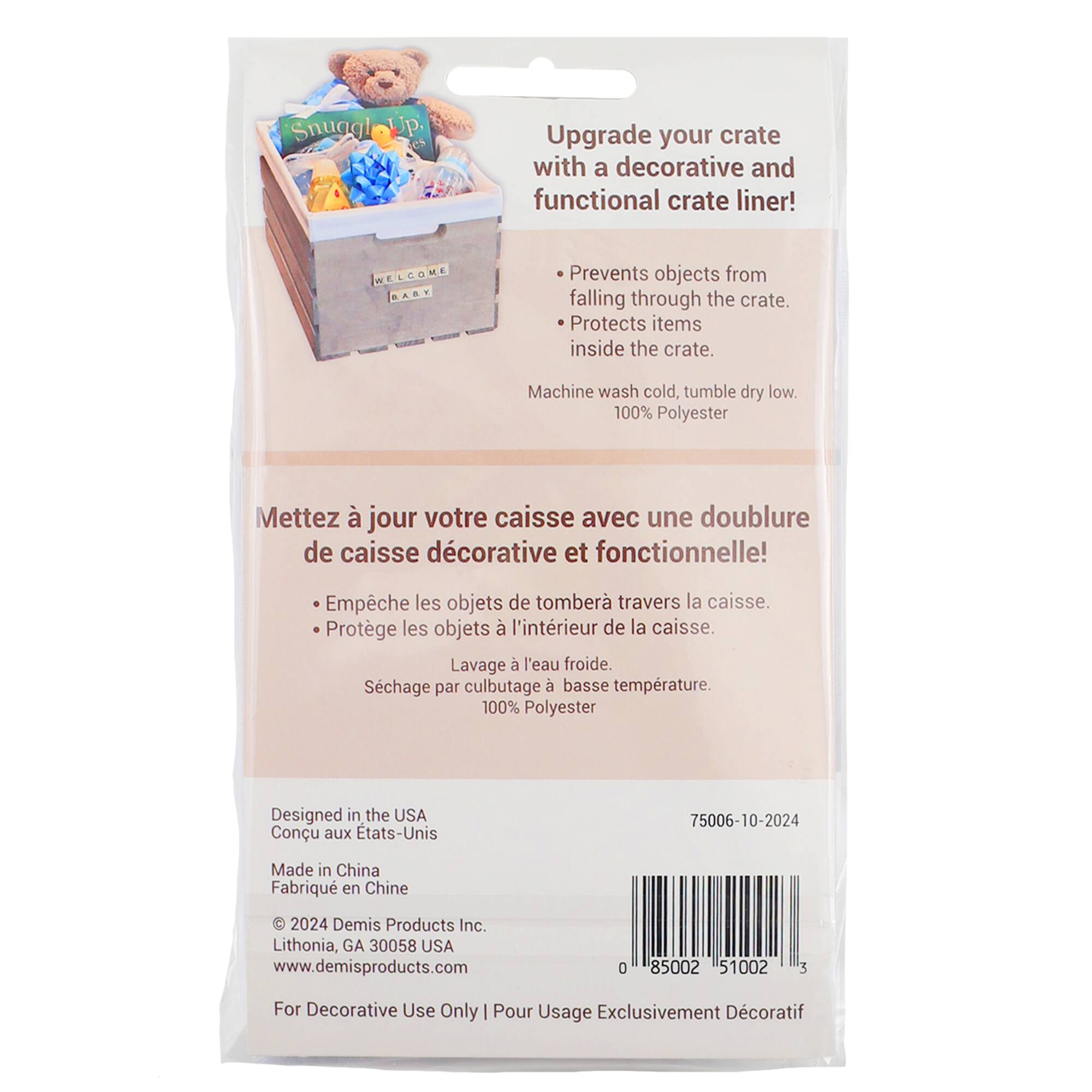 6 Pack: Surface Appeal™ 18" White Crate Liner